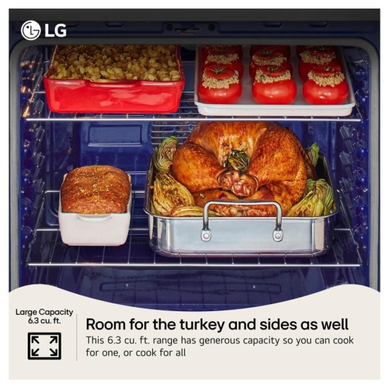Alternative view of LG LRGN6323Y Gas Range