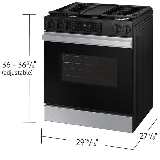 Samsung NSG6DG8300SRAA Gas Range - Image 3