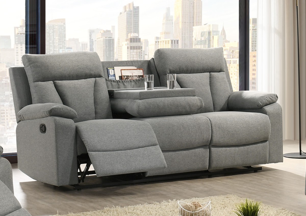 Recliner Sofa Grey - Image 5