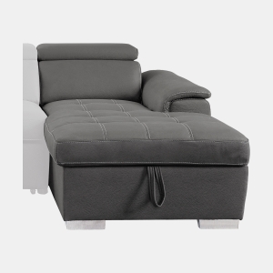 2-Piece Sectional with Adjustable Headrests, Pull-out Bed - Image 10