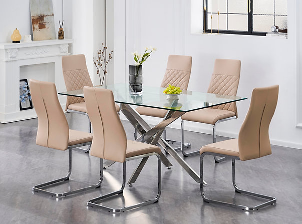 T-1448 C-1577 7pc Dining Set