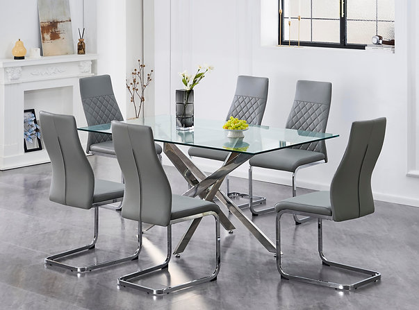 T-1448 C-1576 7pc Dining Set