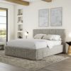 Harrod Bed in Mushroom and Walnut - Furniture Trends