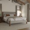 Zoran Bed in Mushroom and Walnut - Furniture Trends