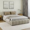 Pasha Bed in Beige Pearl - Furniture Trends
