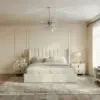 Oliver Hydraulic Lift-Up Storage Bed – Ivory - Furniture Trends