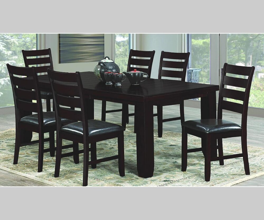 Oakley 7 Piece Dining Set Color Espresso