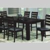 Oakley 7 Piece Dining Set Color Espresso - Furniture Trends