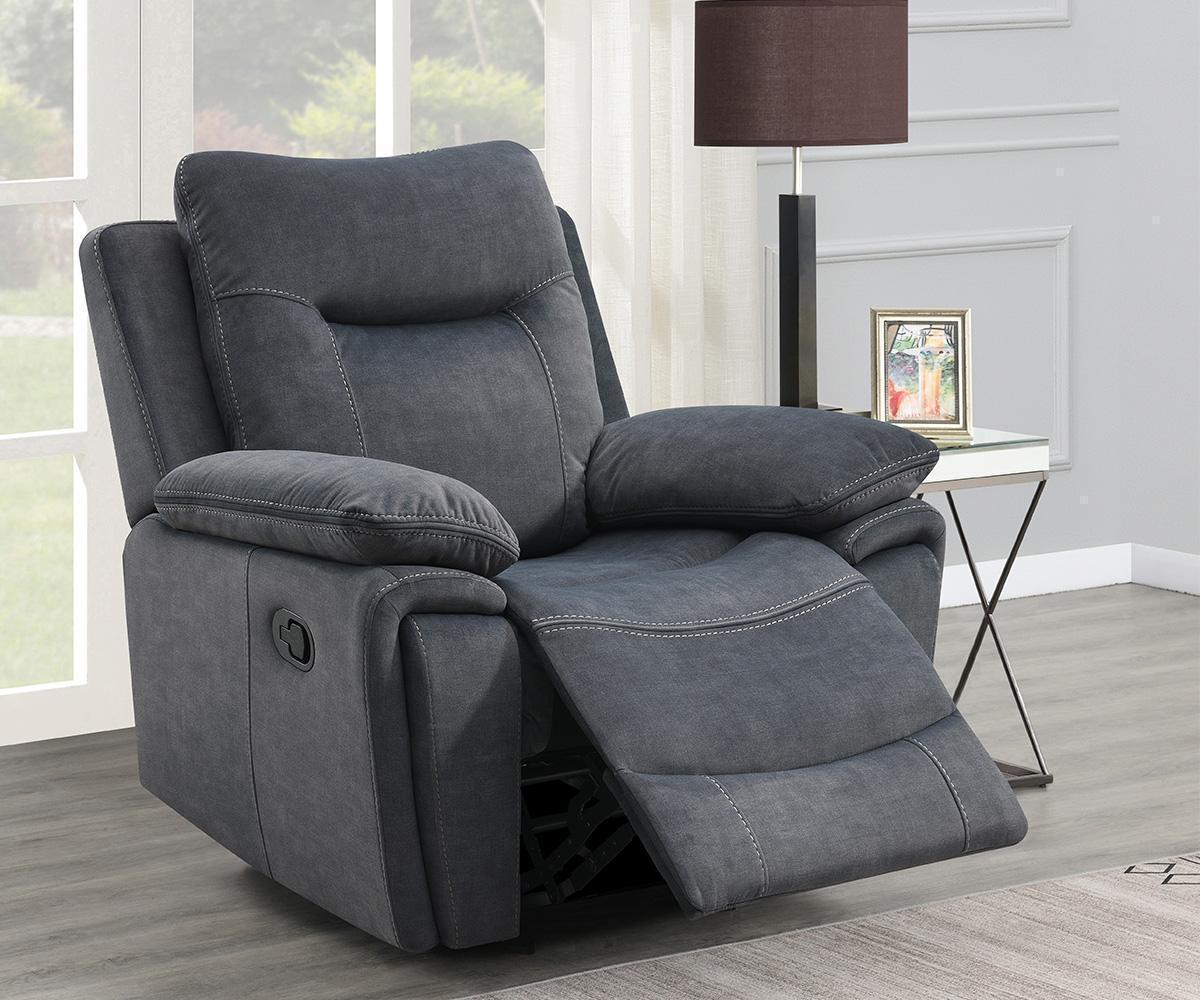 Finley 3 Piece Recliner Set 9777 Color Grey - Image 3