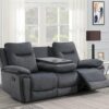 Finley 3 Piece Recliner Set 9777 Color Grey - Furniture Trends