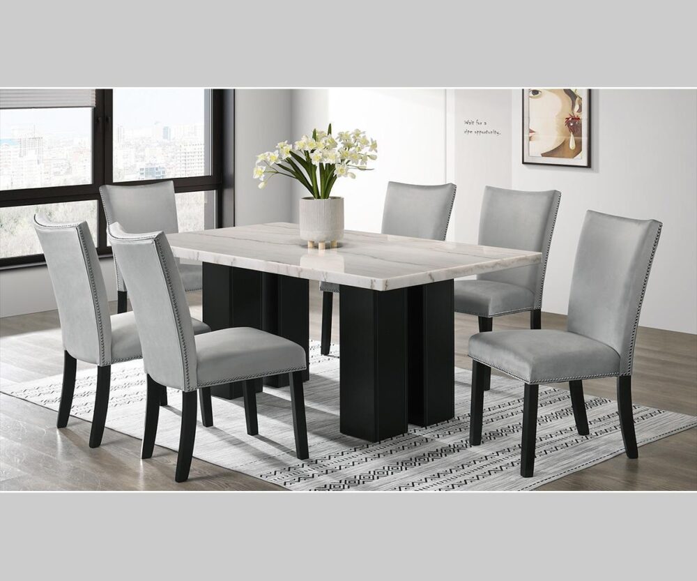 Alternative view of Lantana T7040 DTS BK 7 Piece Dining Set