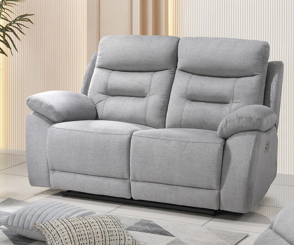 Calypso 3 Piece Power Recliner Set Color Grey - Image 3