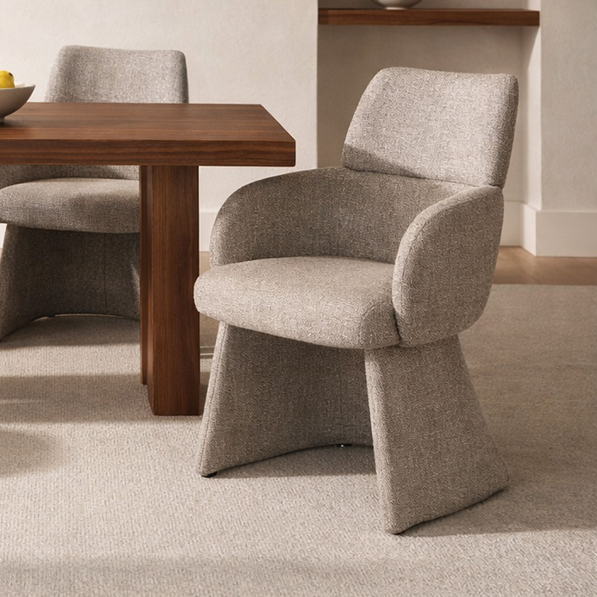 Titani Dining/Lounge Chair in Beige - Image 2