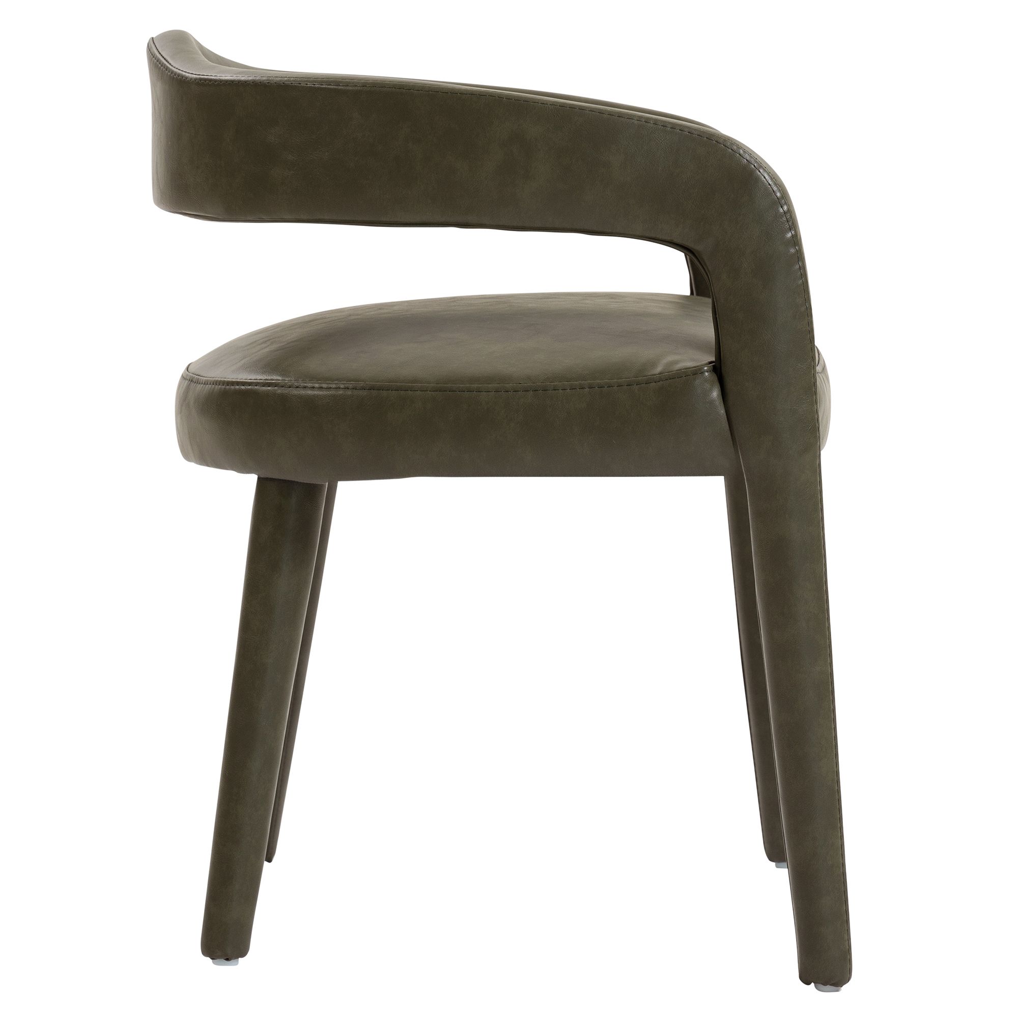 Caden Dining/Lounge Chair, Set of 2 in Moss - Image 7