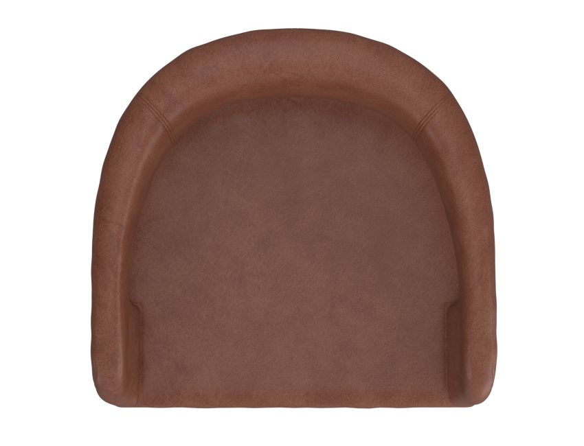 Crimson 26" Counter Stool, Set of 2 in Saddle and Black - Image 4