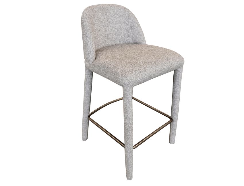 Kiara 26" Counter Stool, Set of 2 in Beige