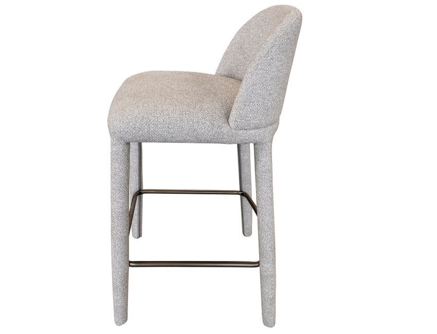 Kiara 26" Counter Stool, Set of 2 in Beige - Image 6