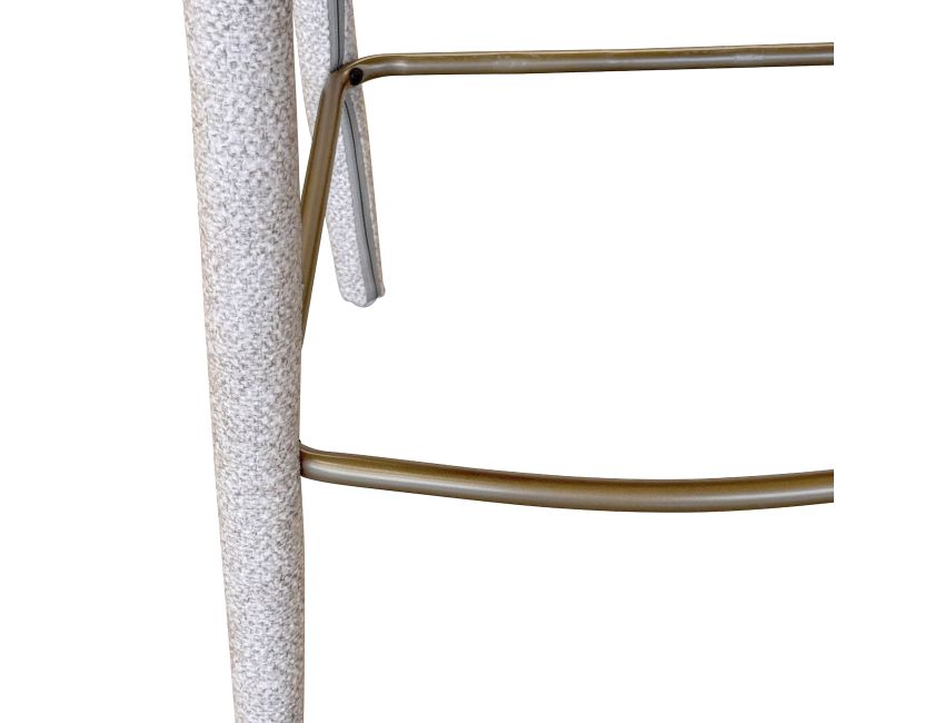 Kiara 26" Counter Stool, Set of 2 in Beige - Image 4