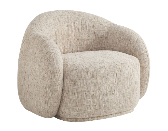 Amriel Accent Chair in Beige Multi-Tone