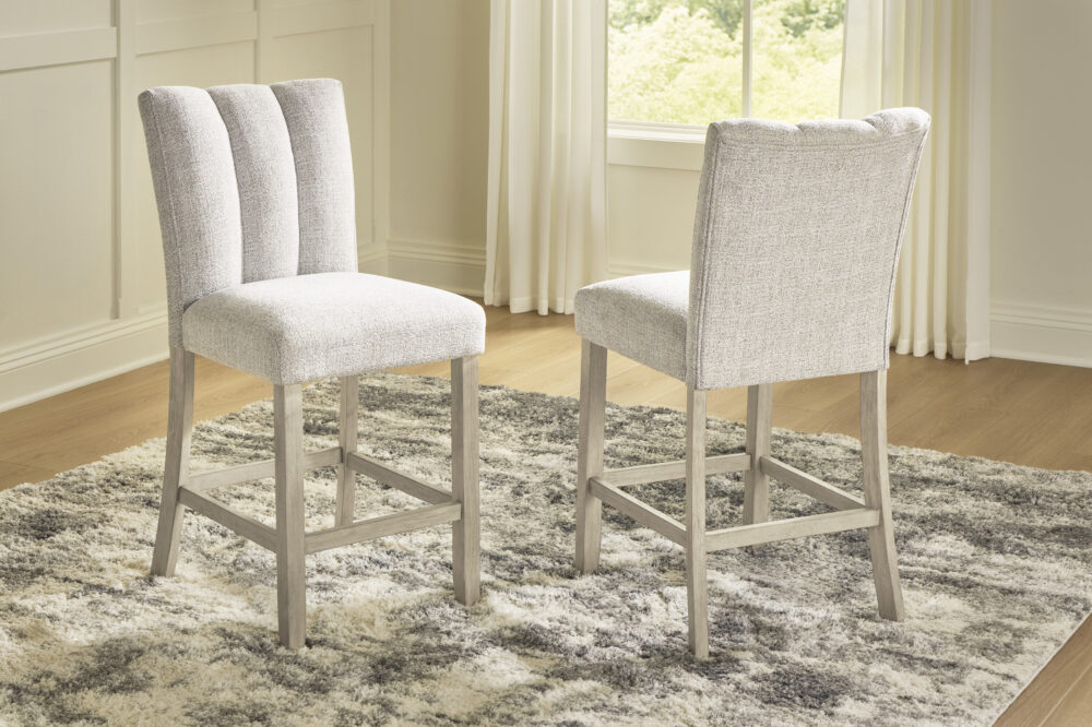 Alternative view of Larawyn Upholstered Barstool Set of 2