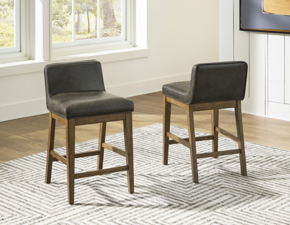 Alternative view of Cabalynn Upholstered Barstool Set of 2