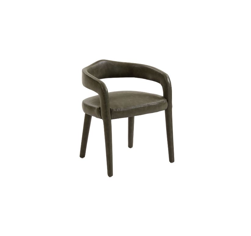 Caden Dining/Lounge Chair, Set of 2 in Moss