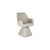 Caprese Swivel Dining and Accent Chair in Beige - Furniture Trends