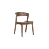 Nicco Dining/Lounge Chair, Set of 2 in Walnut - Furniture Trends