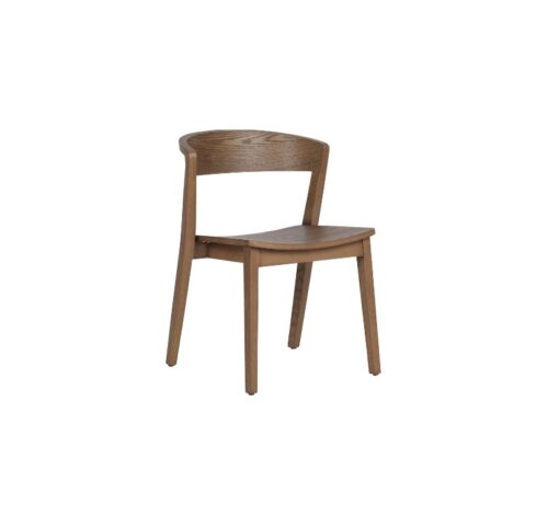 Nicco Dining/Lounge Chair, Set of 2 in Walnut - Furniture Trends