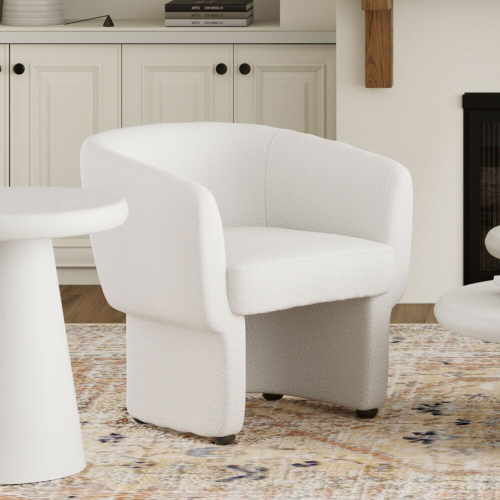 Alternative view of Sheri Accent Chair in Dark Taupe