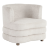 Dorian Accent Chair in Beige - Furniture Trends