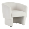 Sheri Accent Chair in Dark Taupe - Furniture Trends