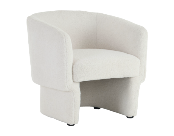 Sheri Accent Chair in Dark Taupe